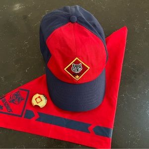 Cub Scout- Wolf Hat, Neckerchief and Slide